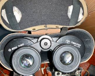 Vintage, Binoculars. EOU 7/50. Tento