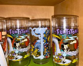 1981, Flintstones Drinking Glasses, Hardees 