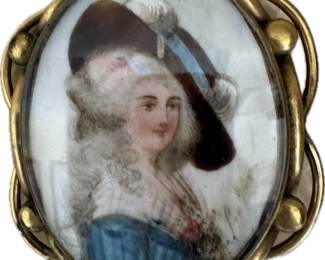 Antique hand painted