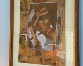 Framed Jack Butler , signed
