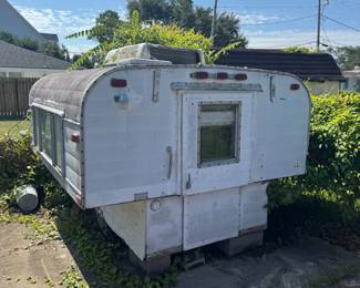 1960s Alaskan pop up truck bed camper 