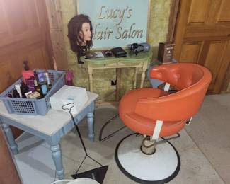 Hair Dressers Station and Chair
