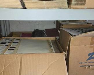 9062  4 Boxes of Car Color Books  Sheets 