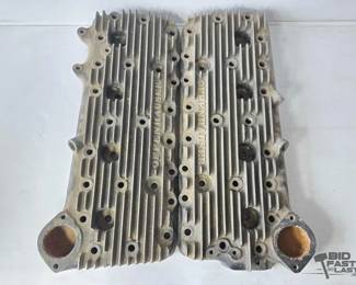 636  2 Offenhauser Aluminum Cylinder Heads 