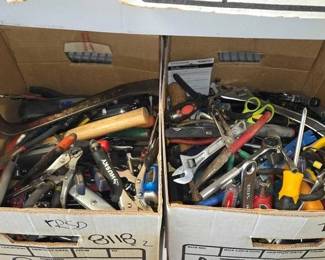 8118 2 Boxes of Tools