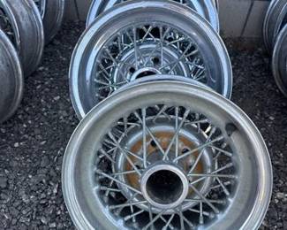 898 4 Kelsey Hayes 5Lug Steel Spoke Wheels