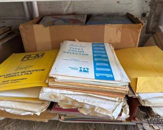 9076 Car Color Sheets and Microfiche Files