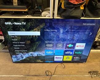8162 ONN 75 Roku TV