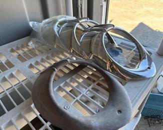 1176 5 1940 Ford Headlight Bezels