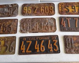 4524 20 License Plates