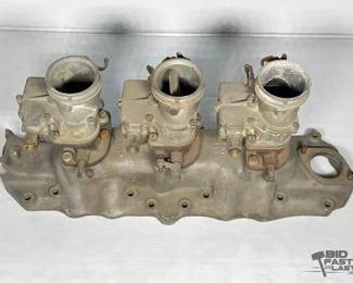 714 Edelblock Intake Manifold and Stromberg Carburetors
