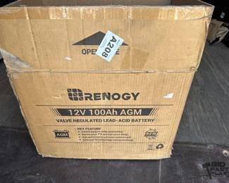 8002 NEW Renogy 12V 100Ah AGM Battery