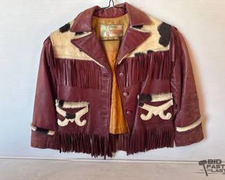 870 Tregos Kids Westerner Leather Jacket