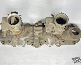 704 Navarro Intake Manifold and Stromberg Carburetors