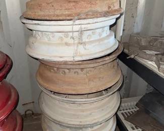 782  6 Vintage Steel Spoke Wheels 