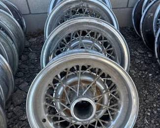 896 4 Kelsey Hayes 5Lug Steel Spoke Wheels