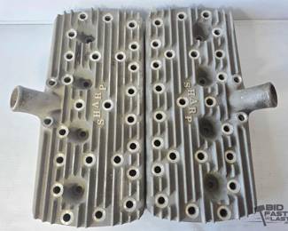 666 2 Sharp Aluminum Cylinder Heads