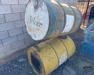 954  Barrel Wood Burning Stove 