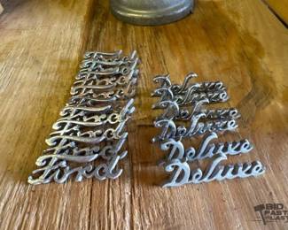 1136 Ford and Deluxe Emblems