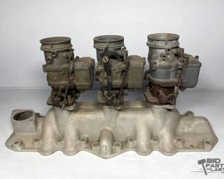 716 Offenhauser Intake Manifold and Stromberg Carburetors