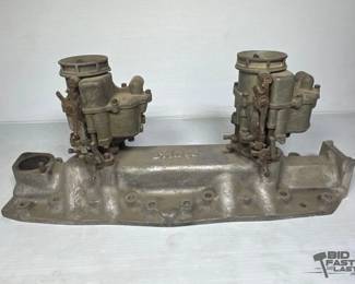 718 Sharp Intake Manifold and Ford Carburetors
