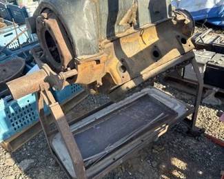 970  Ford Flathead V8 Engine on Rolling Stand 