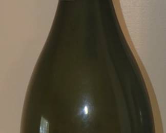 1985 Dom Perignon champagne bottle.