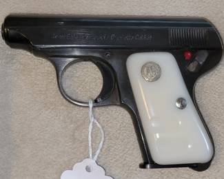 1958 Armi Galesi-Brescia Breretta 6.35 caliber, with original box, cleaning set and papers.