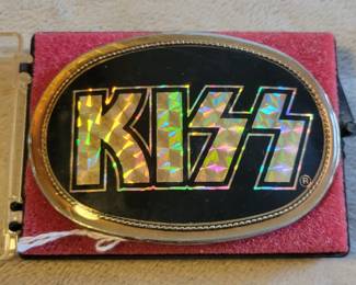 Original 1970's KISS belt buckle.