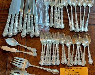 Gorham Sterling silver set.