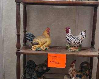 Rooster and hens
