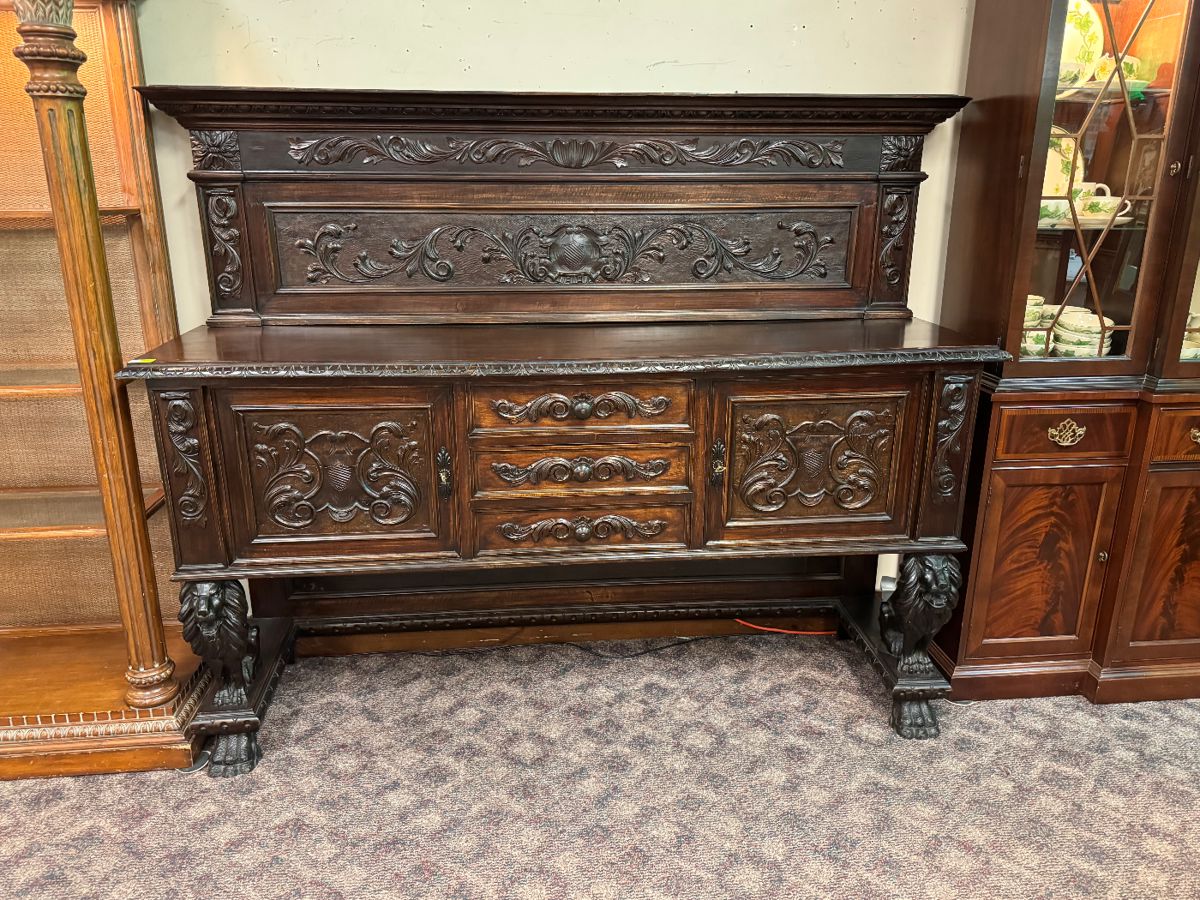 Beautiful Carved Sideboard