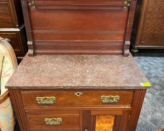 Marble Top Victorian Washstand