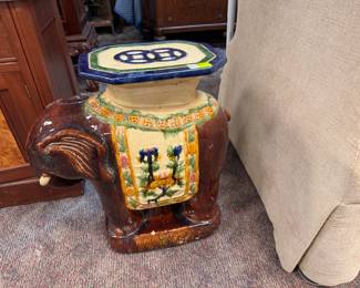 Elephant Garden Seat/Plant Stand