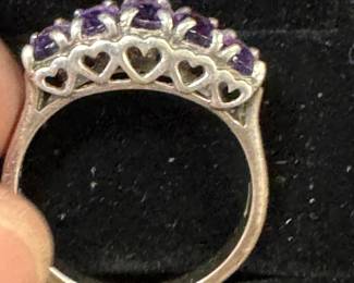 Sterling Ring w/ Gemstones