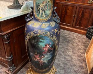 Massive Floor Vase w/ Stand