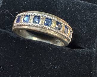 Sterling Ring w/ Gemstones
