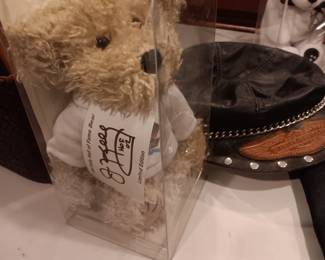 Jim Kelly Hall of Fame autographed Boyds Bear