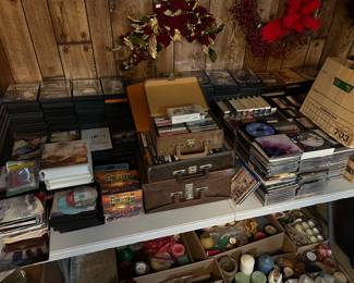 CDs and dvds 