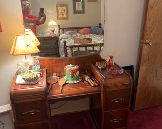 Antique Vanity and Vintage Items