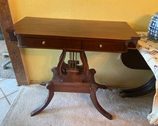 Vintage Harp Table