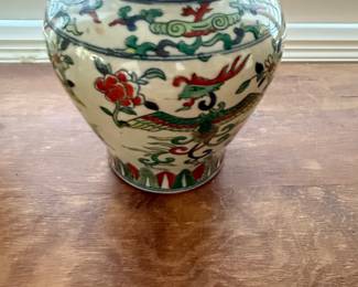 Chinese Wucua Porcelain Vase-$100