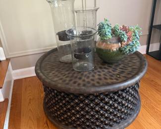 Pottery Barn Bodega Round Coffee Table - 43 inch diameter and 20 inches tall- $350