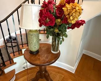 Lamp - $65
Vase and flowers - $35
Table - $125 