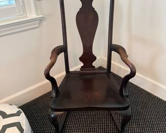 Antique Solid Wood Rocking Chair - $200 - 28"w x 42"t x 35"d