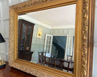 French Antique Beveled Gold Mirror - $300 - 53"w x 43"t