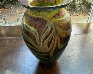 Art Glass Vase-$100
