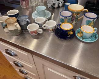 $45/all espresso cups and saucers 