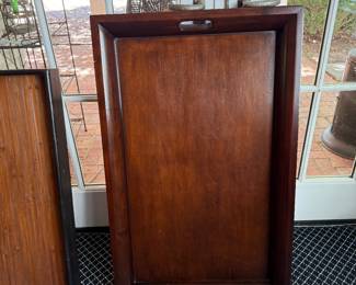 Large Mahogany Ottoman Tray - $200 - 39"w x 24"l