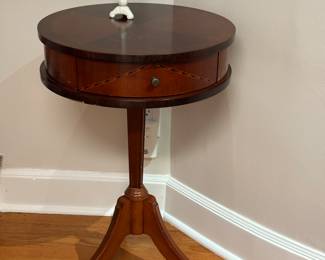 20th Century Mersman Drum Table - $150 - 18" diameter x 29" tall